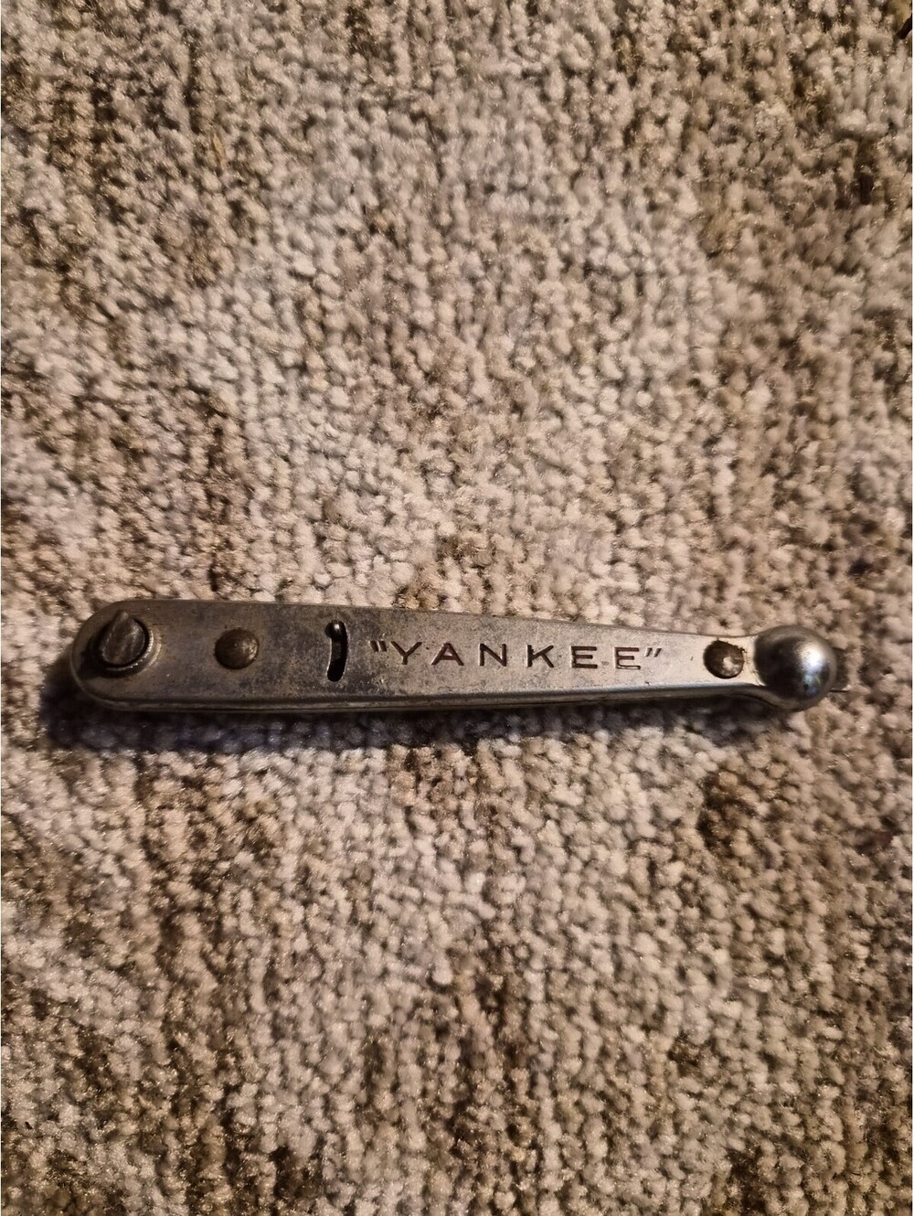 North Bros. YANKEE Ratchet No. 3412 Flathead OFFSET RATCHET SCREWDRIVER